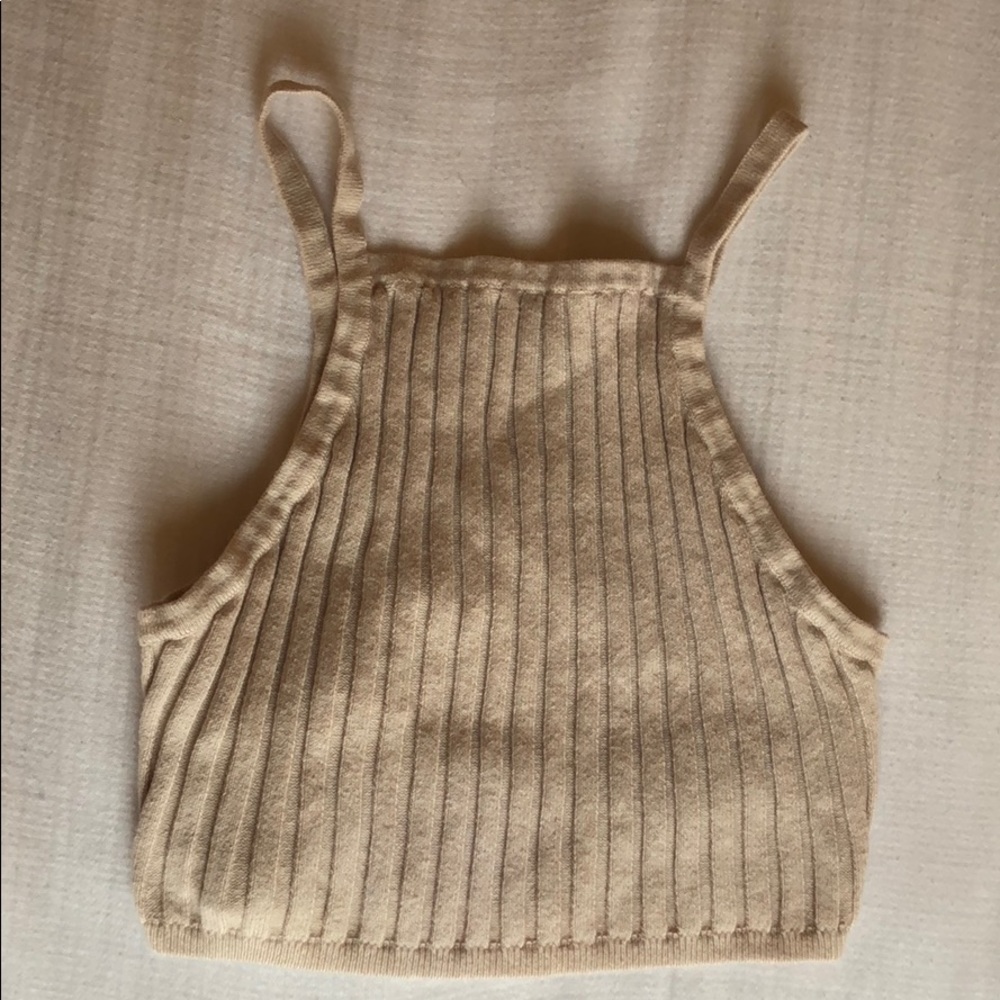 BDG ribbed knit sweater cropped tank